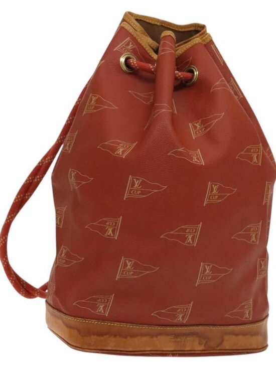 Louis Vuitton Handbags - LOUIS VUITTON LV Cup Saint Tropez Shoulder Bag Red M80026 LV Auth ep8882